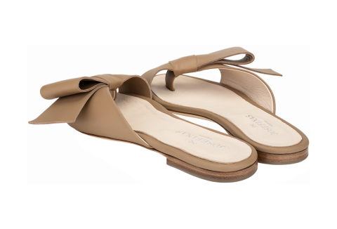 Marie Antoinette Slide Beige