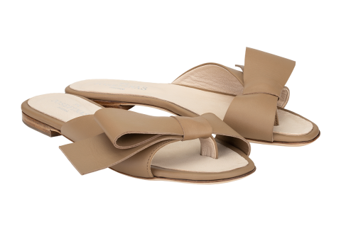 Marie Antoinette Slide Beige