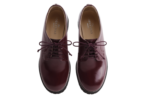 Josefinas Shibuya Lace-Up Burgundy