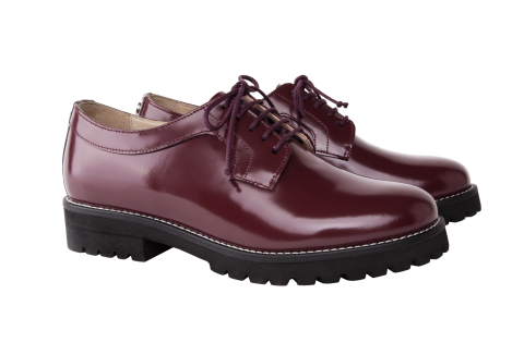 Josefinas Shibuya Lace-Up Burgundy
