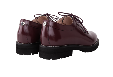 Josefinas Shibuya Lace-Up Burgundy