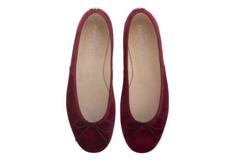 Josefinas Suede Burgundy