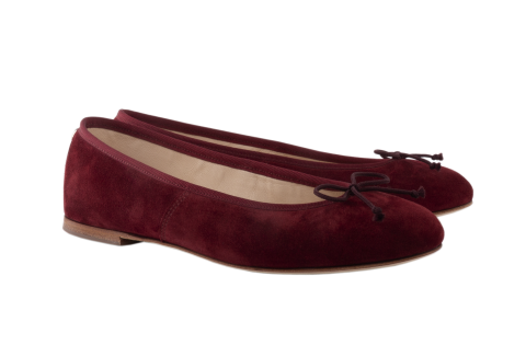 Josefinas Suede Burgundy