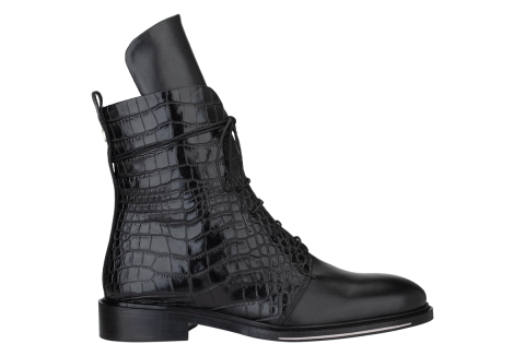 Josefinas Me&amp;She CrocBlack Combat Boots
