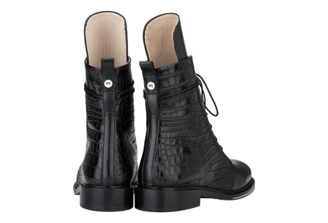 Josefinas Me&amp;She CrocBlack Combat Boots
