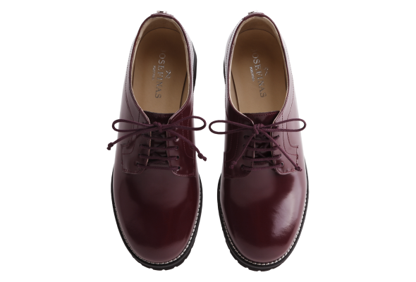 Josefinas Shibuya Lace-Up Burgundy