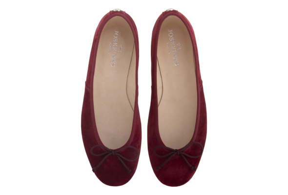 Josefinas Suede Burgundy