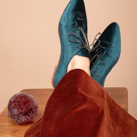 Josefinas Christmas Velvet Evergreen