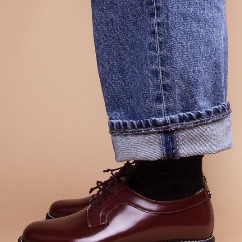 Josefinas Shibuya Lace-Up Burgundy