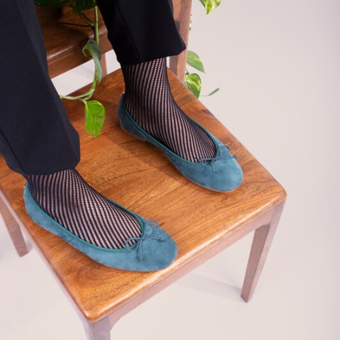  Josefinas Suede Teal