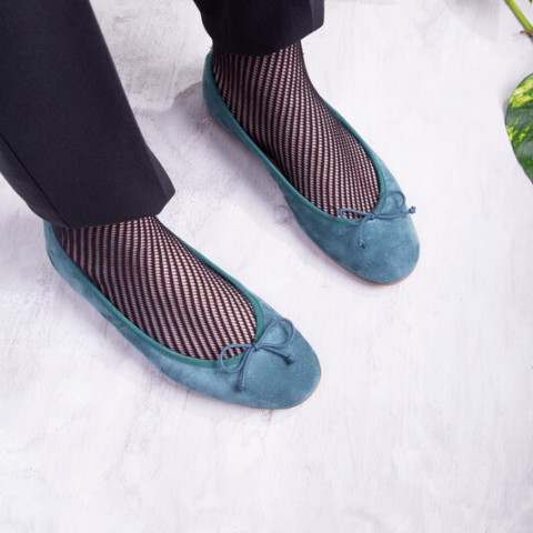  Josefinas Suede Teal