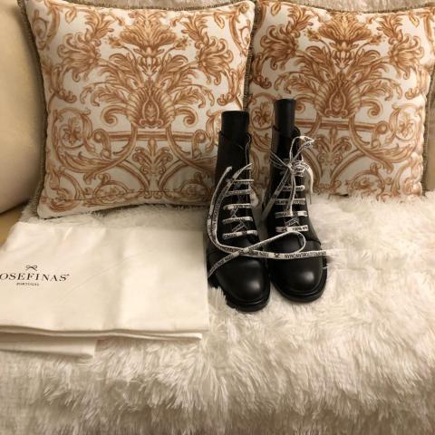 Josefinas Me&She Black Combat Boots