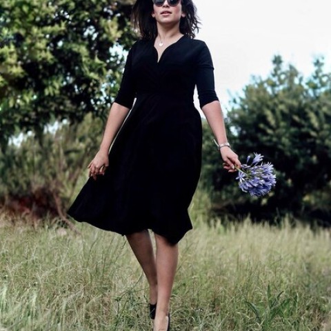 Josefinas Nostalgic Black High-Rise