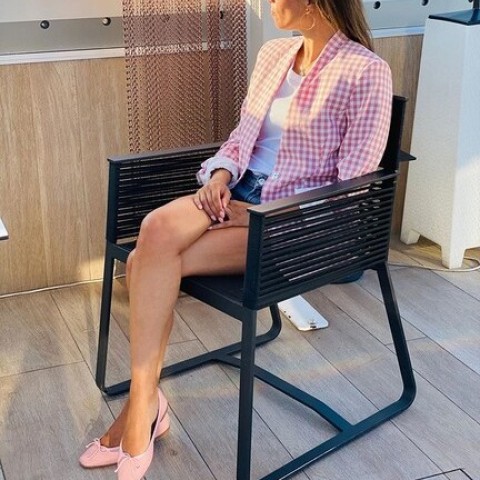 Josefinas Square Pink Lace